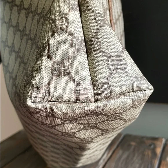 Gucci GG Coated Canvas Web Sherry Line Tote Bag - Picture 4 of 12